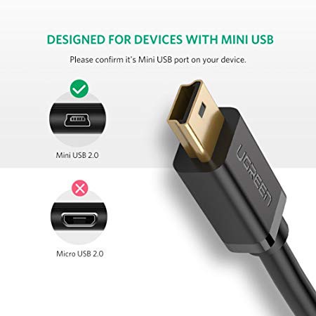 Cáp Sạc Mini Usb Sang Usb Dài 3M Ugreen 10386