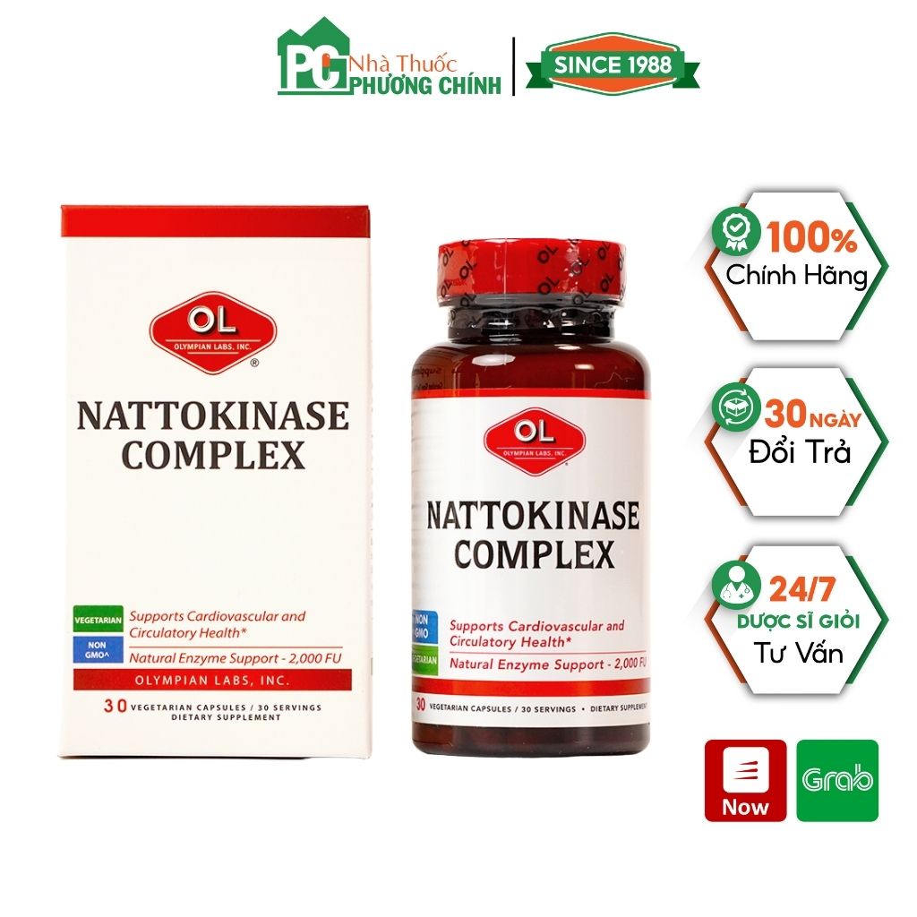 Viên Uống Phòng Ngừa Đột Quỵ, Tai Biến Nattokinase Complex Olympian Labs