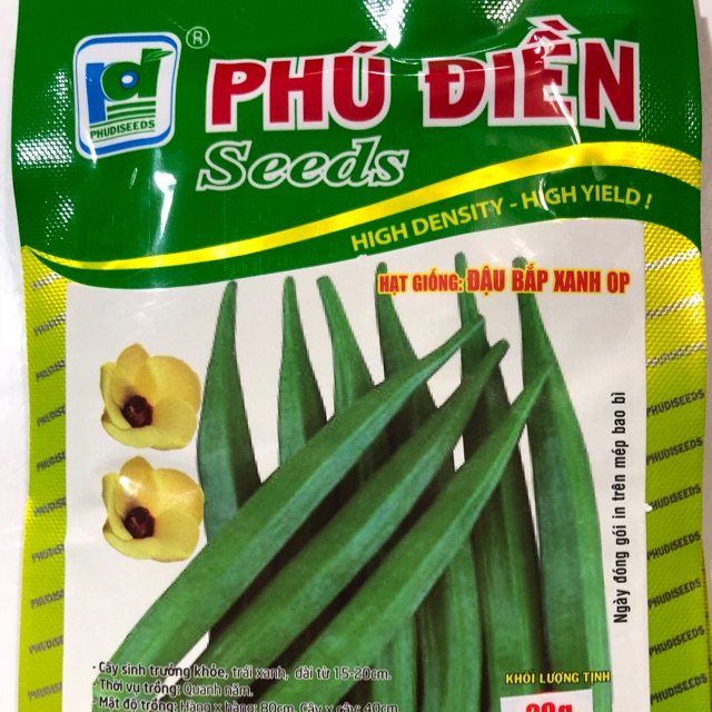 Hạt giống đậu bắp xanh op