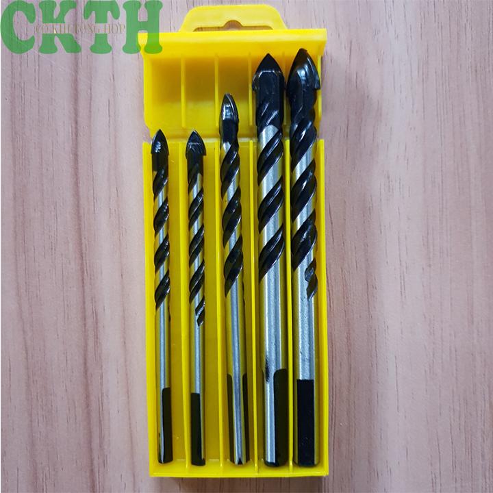 Bộ mũi khoan gạch, gốm, sứ, gỗ, bê tông... đa năng