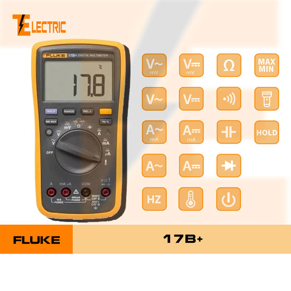 FLUKE 17B + Đồng Hồ Đo Điện Đo Tụ Đo Tần Số Đo Nhiệt Độ Fluke 17B+