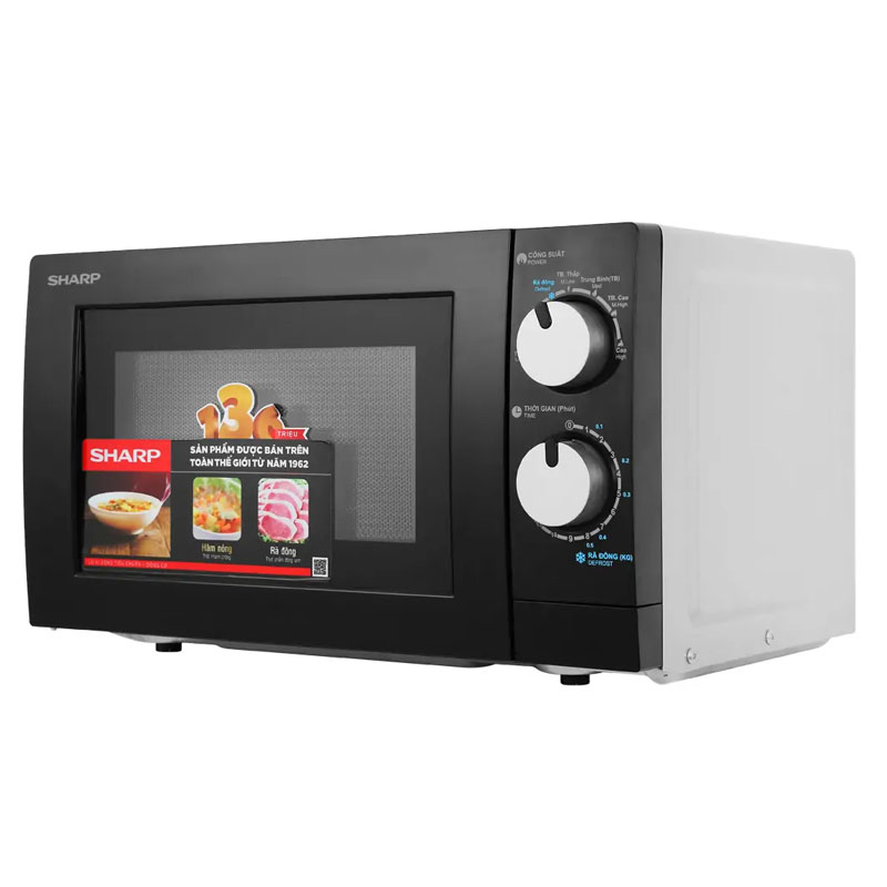 Lò vi sóng cơ 20l sharp không nướng 203vn/209vn/208vn/205vn/207vn - hàng chính hãng