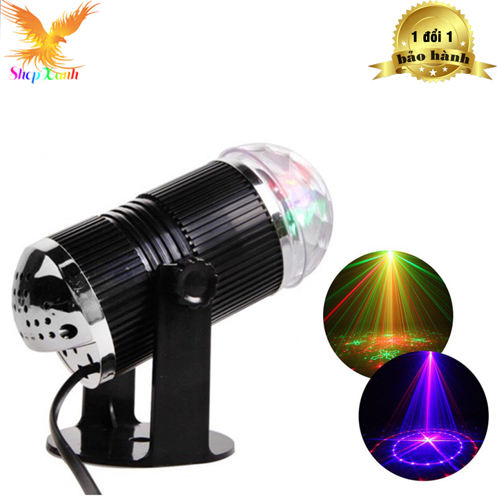 [HCM] Đèn LED 7 màu vũ trường cảm ứng nhạc bóng đèn LED trụ đèn LED xoay 7 màu sân khấu chớp theo nhạc_SHOPXANH PRO
