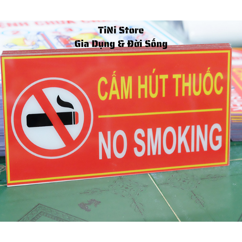 Bảng tôn cấm hút thuốc lá, cấm lửa PCCC