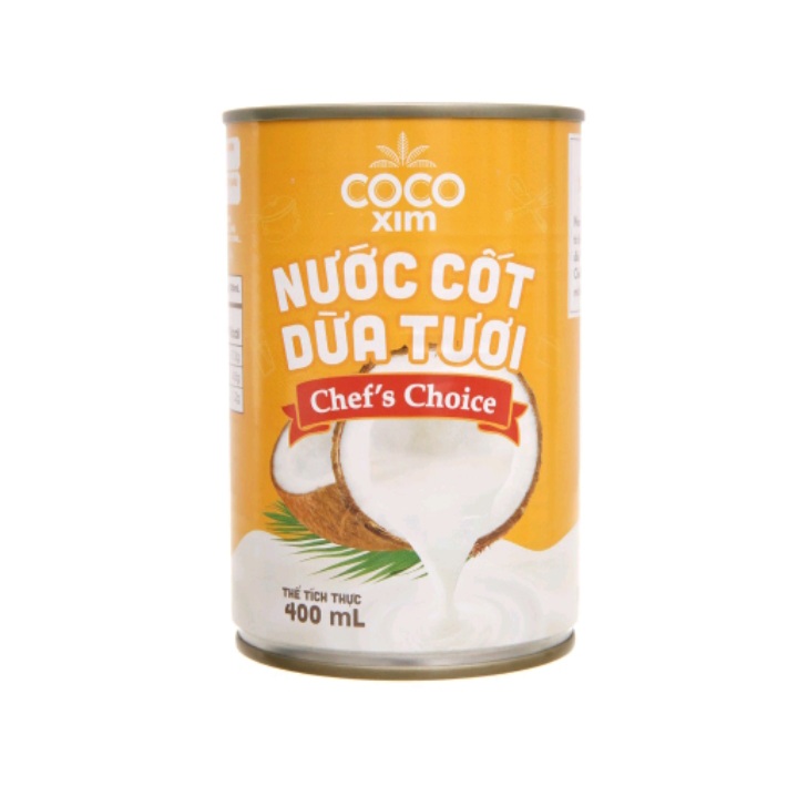 Nước cốt dừa tươi cocoxim lon 400ml