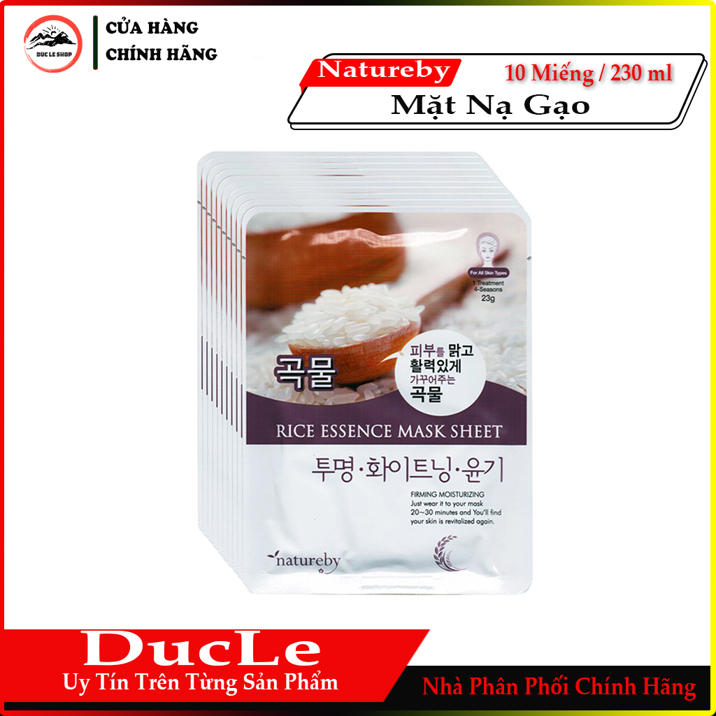 Mặt nạ natureby gạo hàn quốc