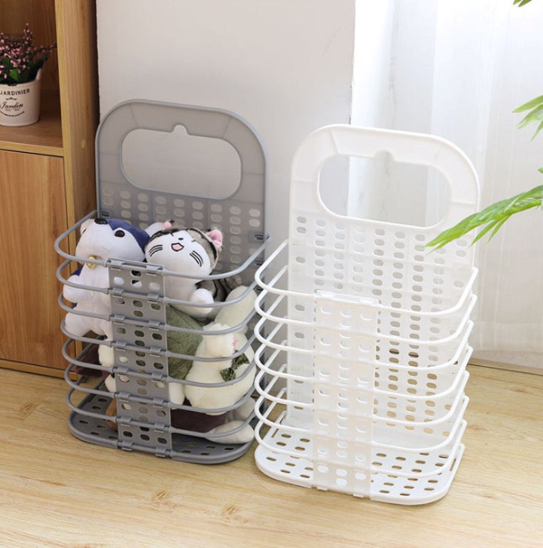 Giỏ đựng đồ cài cạnh máy giặt có thể gấp gọn tiện dụng