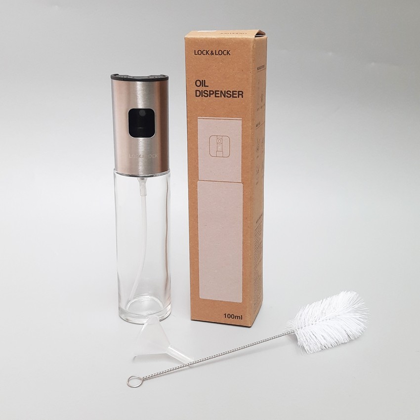 Bình xịt dầu Lock&Lock 100ml kèm phểu và cọ rửa CKO109