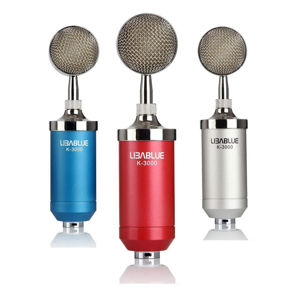 Micro thu âm kiểu cổ điển đa năng cho máy tính, điện thoại Libablue K-3000