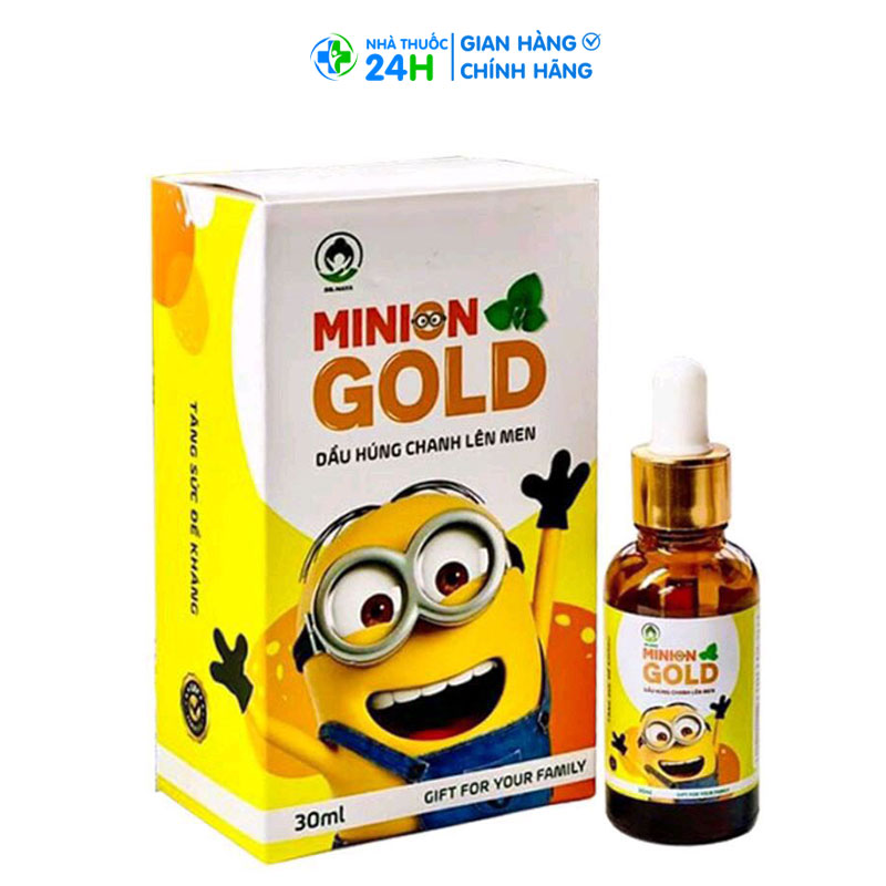 Tinh dầu húng chanh minion 30ml dầu húng chanh minion tinh dầu húng chanh minion tinh dầu húng chanh lên men minion gold