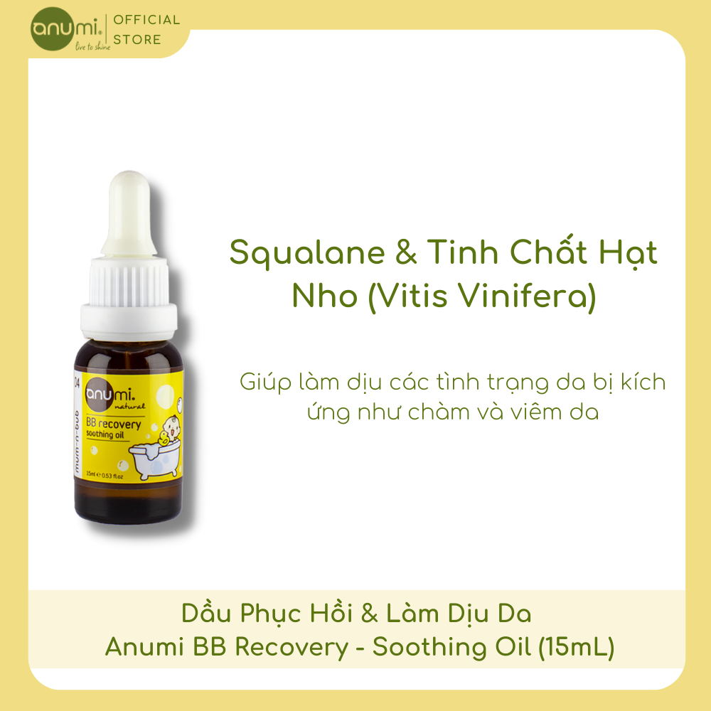 Dầu Phục Hồi & Làm Dịu Da Anumi BB Recovery Soothing Oil 15mL
