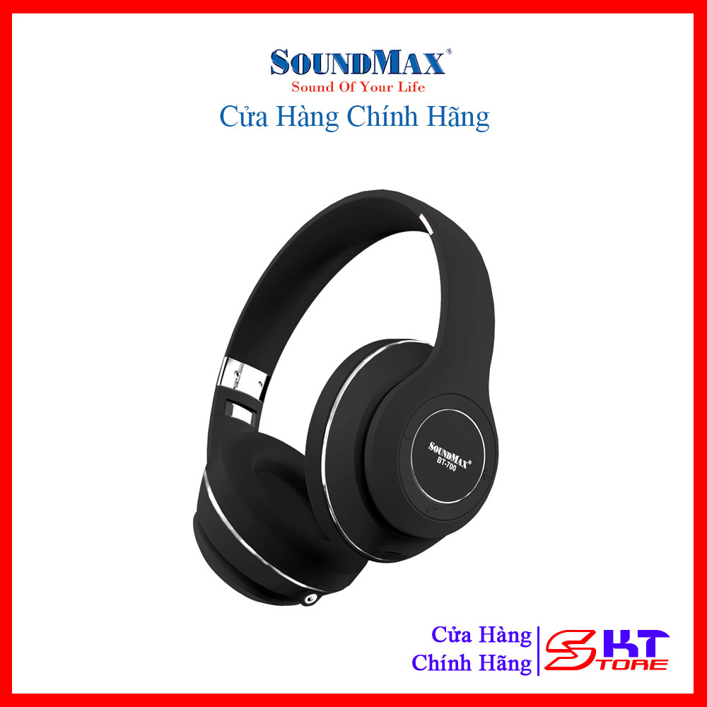 Tai nghe bluetooth soundmax bt700 - hàng chính hãng