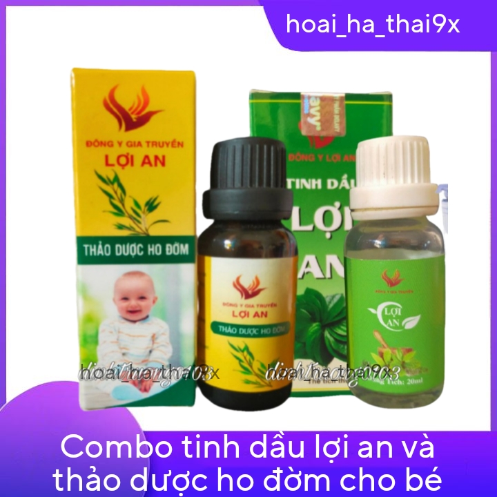 Combo tinh dầu Trầu không và tinh dầu ho đờm Lợi An