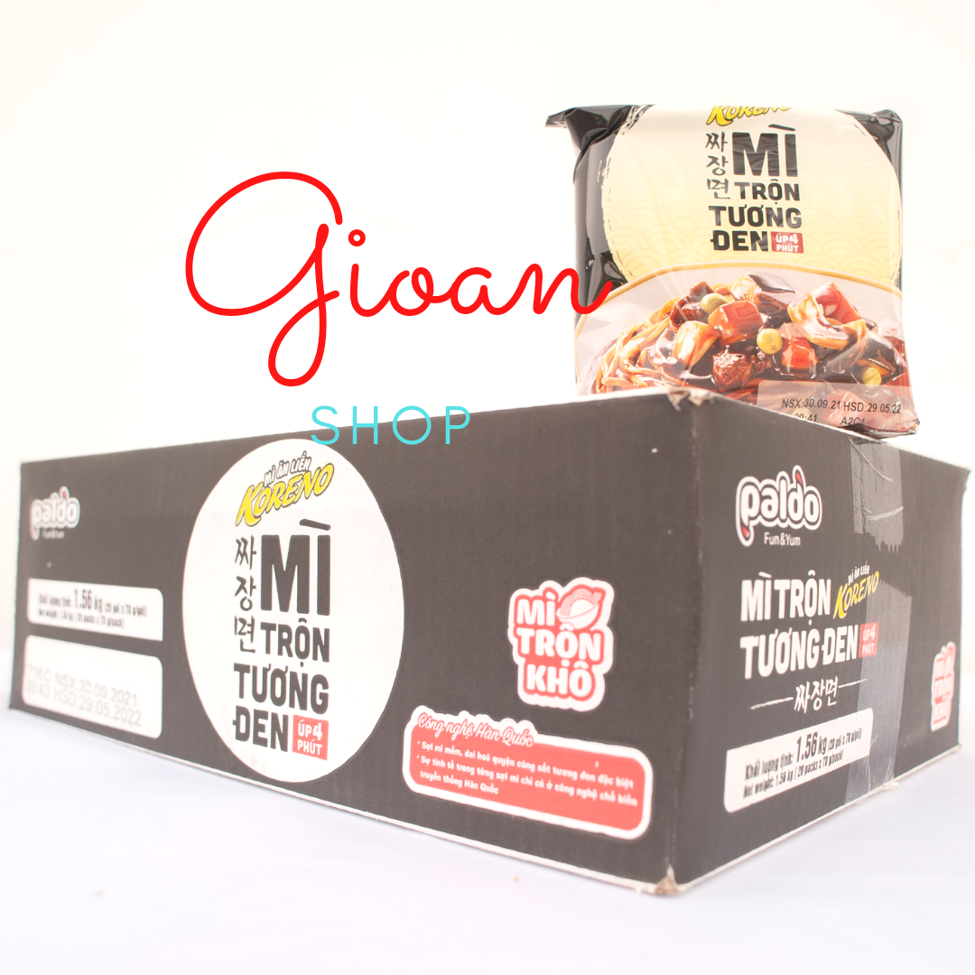 Mì trộn tương đen koreno phiên bản mới úp 4 phút
