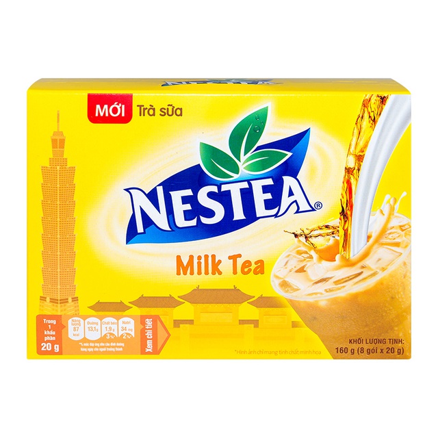 Hộp trà sữa nestea 160g