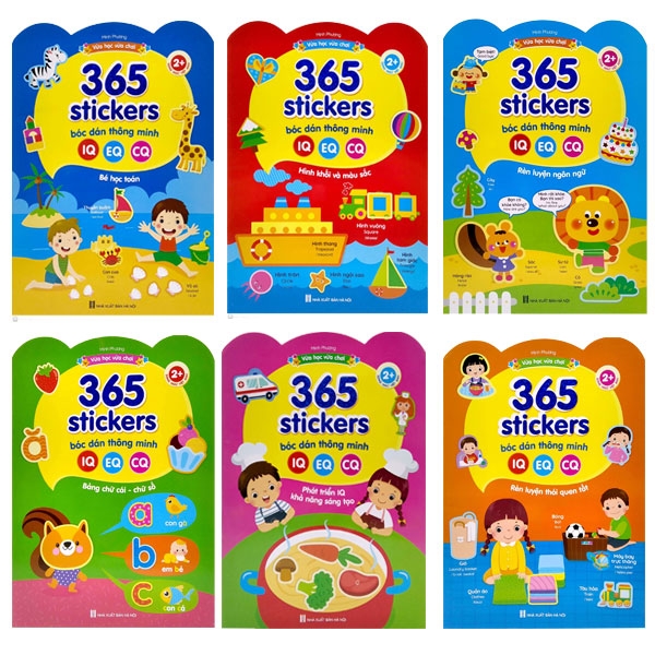 Fahasa - bộ sách vừa học vừa chơi - 365 sticker bóc dáng thông minh