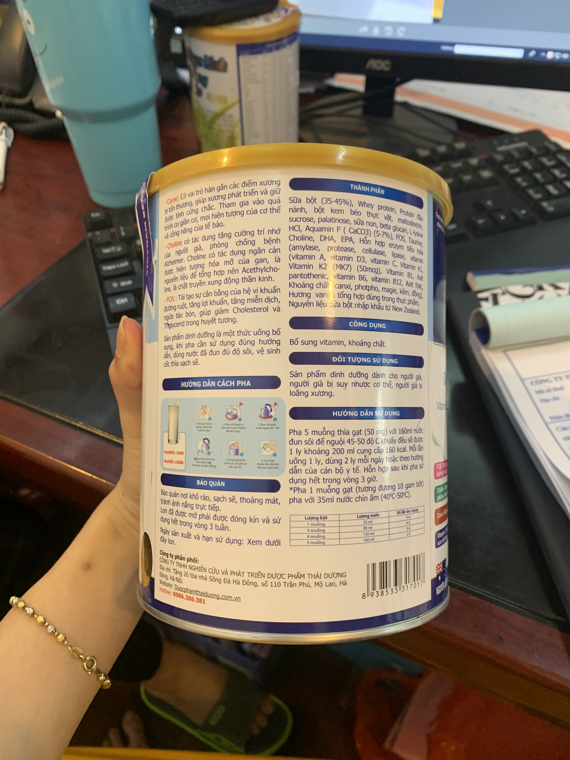 Physomer DHA 900g dinh dưỡng cho cả gia đình