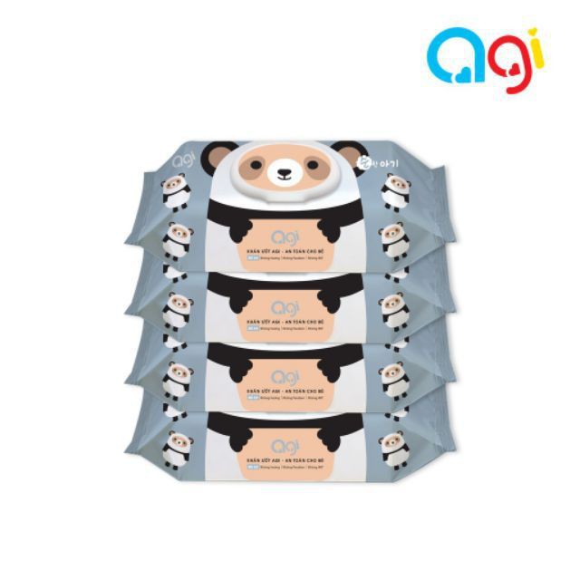 Khăn giấy ướt agi 80 tờ không mùi
