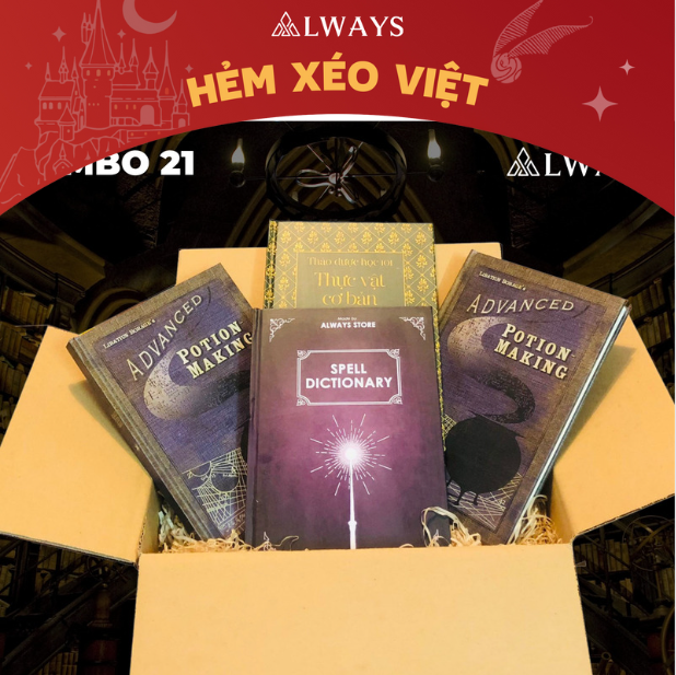 Set quà sinh nhật dành riêng cho Potterheads - Quà tặng mang phong cách Harry Potter - SET QUÀ 21