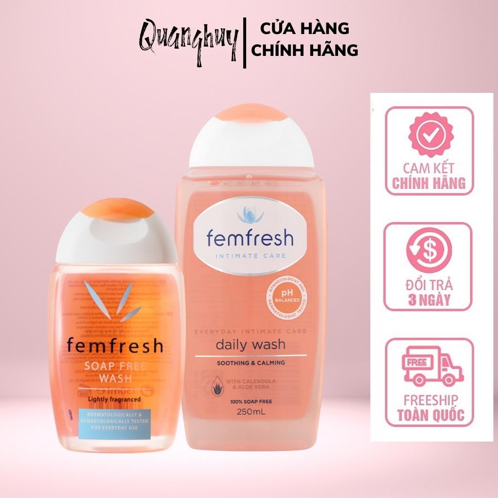 Dung dịch vệ sinh phụ nữ hàng ngày Femfresh Soap Free Wash 150ml
