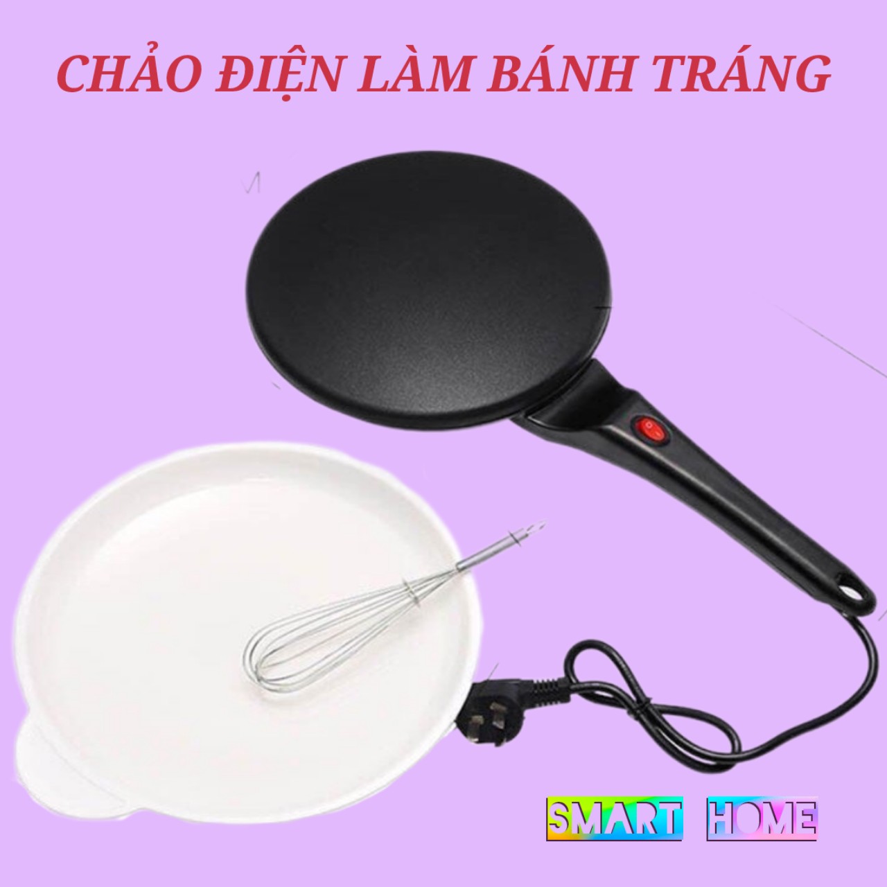 Chảo Làm Bánh Đa Năng, Bánh Tráng, Bánh Cuốn