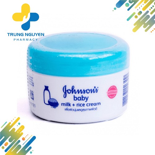 [HCM]Cấp Ẩm Dưỡng Da Hồng Da Với Kem Dưỡng Da JohnsonS Baby Milk + Rice Cream