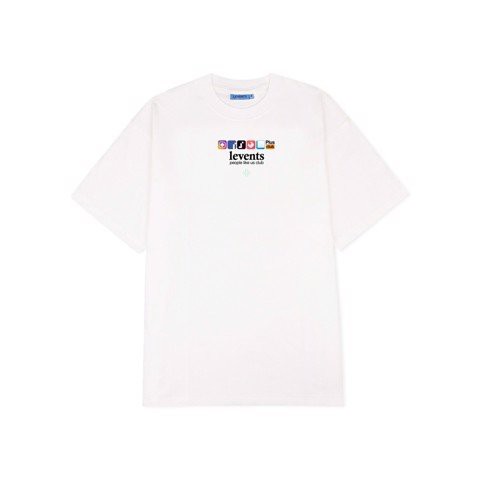 ←★→áo thun levents plusclub/ white