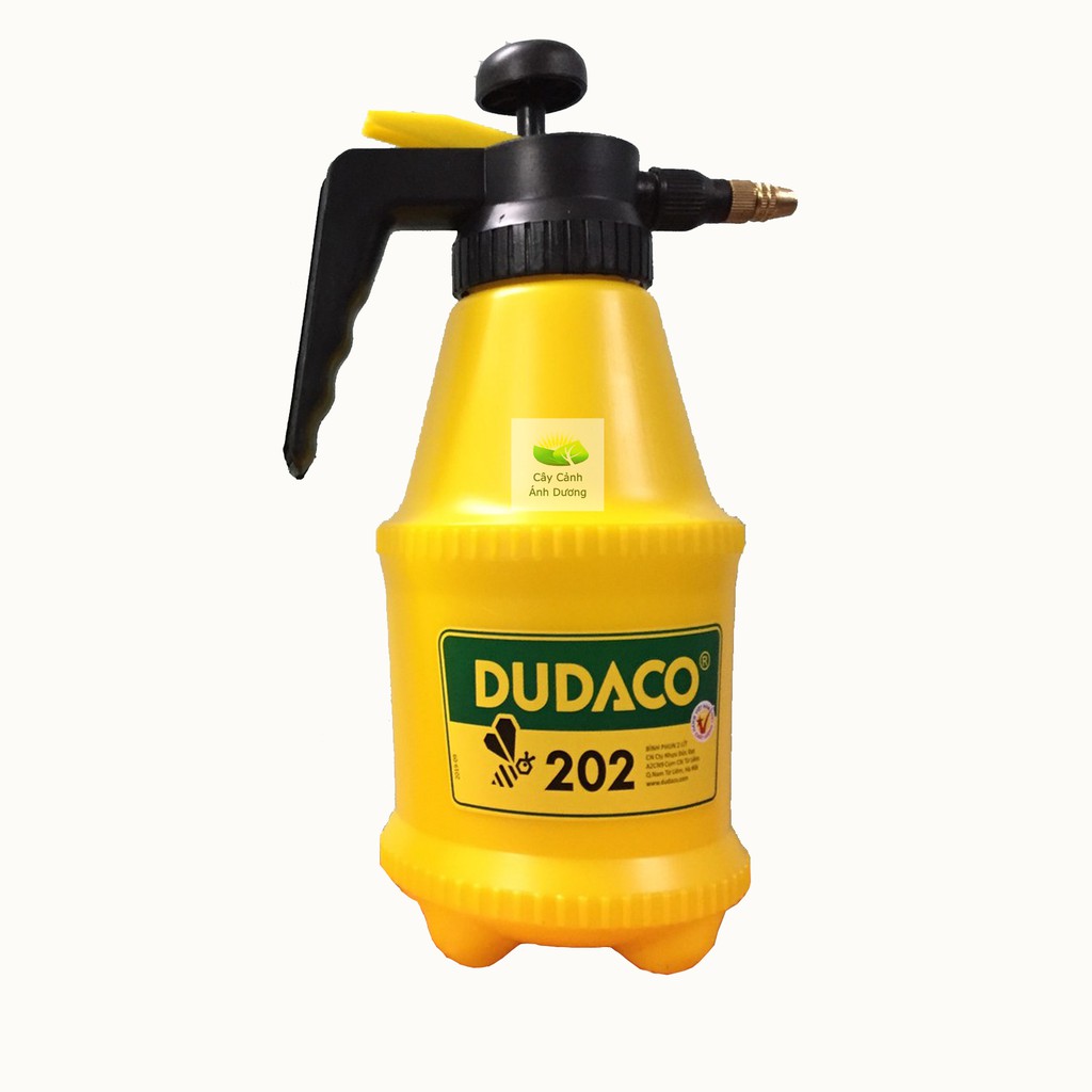 Bình xịt cây cảnh dudaco cầm tay 2 lít màu vàng