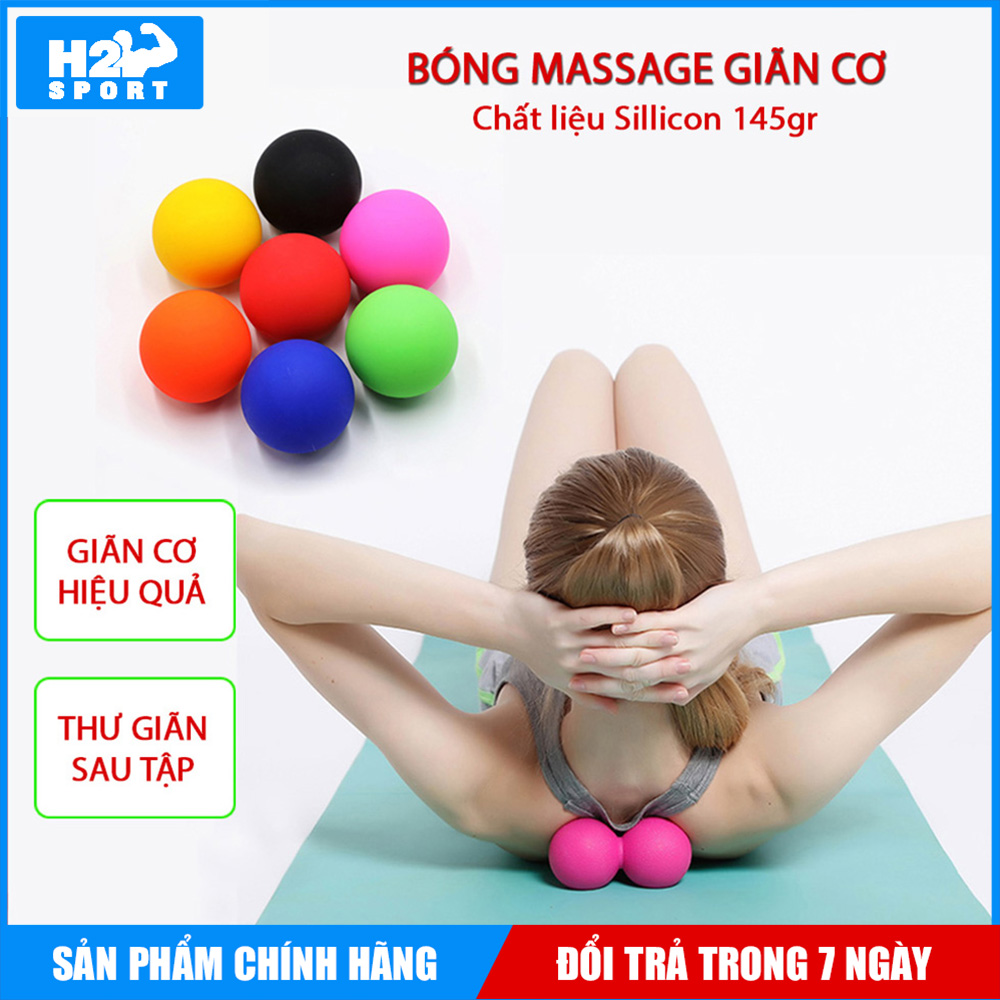 Bóng Massage giãn cơ cao cấp chất liệu cao su lõi đặc