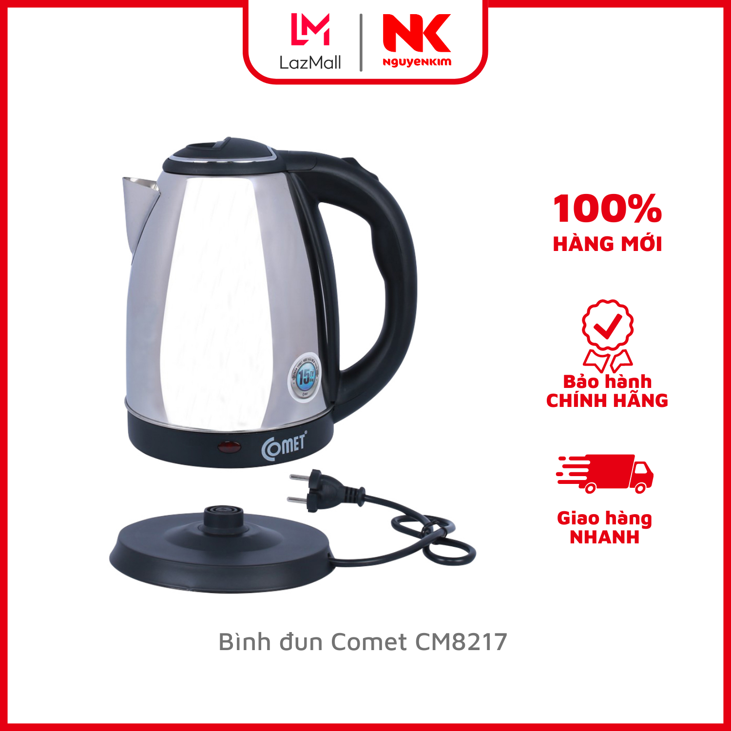 Bình đun comet cm8217