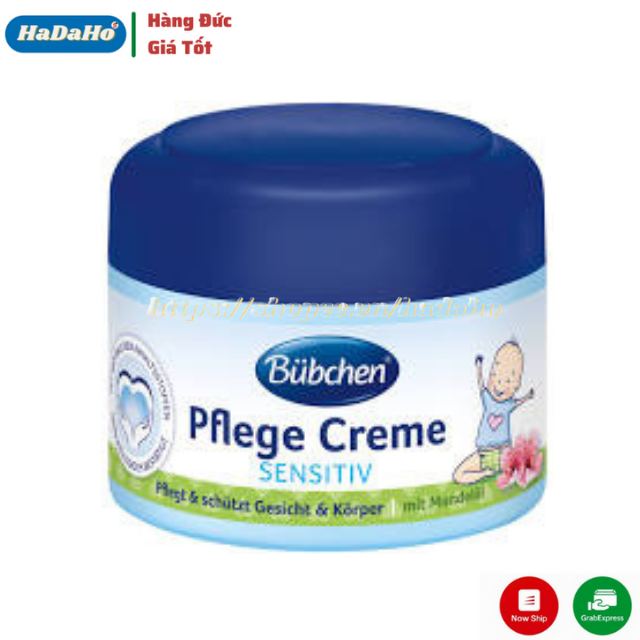 Kem Dưỡng Da Bubchen Pflege Creme cho trẻ sơ sinh - hàng Đức
