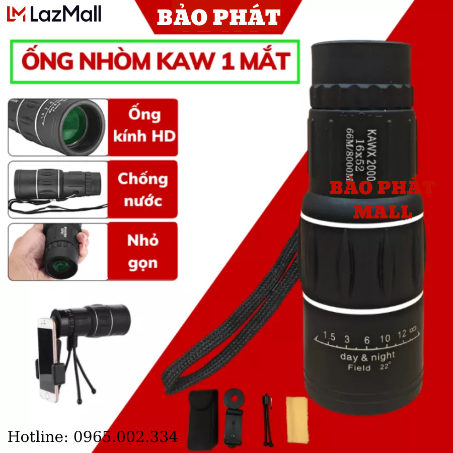 Ống nhòm 1 mắt, ống nhòm ban đêm, ống nhòm săn ong, ống nhòm siêu xa ống nhòm lắp điện thoại ống nhòm panda/monocular 1 mắt siêu nét đa chức năng thiết kế nhỏ gọn nhìn xa đã mắt có chân kết hợp điện thoại