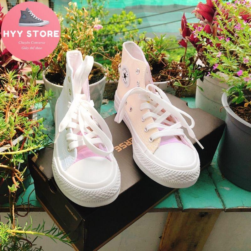 Giày conve cổ cao đổi màu - hyy store (giày conve nữ - giày conve nam - giày nữ sneaker - giày nam sneaker - giày thể thao đẹp, cá tính- giày conve giảm giá - giày vnxk)