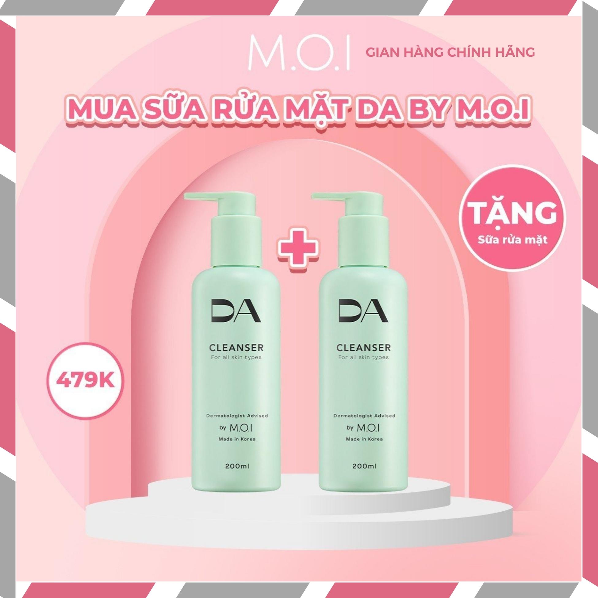 Sữa rửa mặt d.a by m.o.i dạng gel 2 trong 1 dung tích 200ml