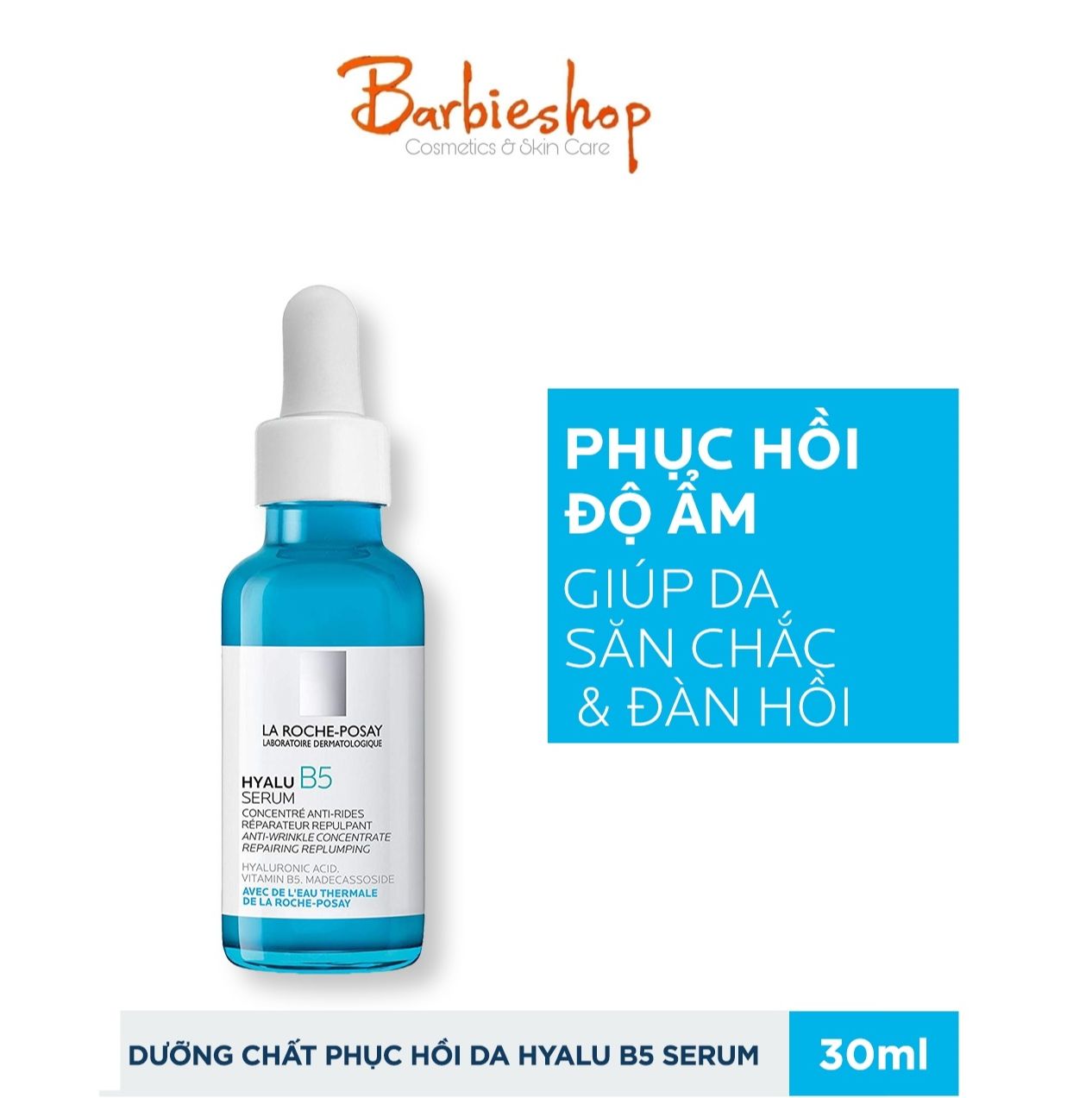 Tinh chất serum phục hồi da la roche posay hyalu b5 serum 30ml