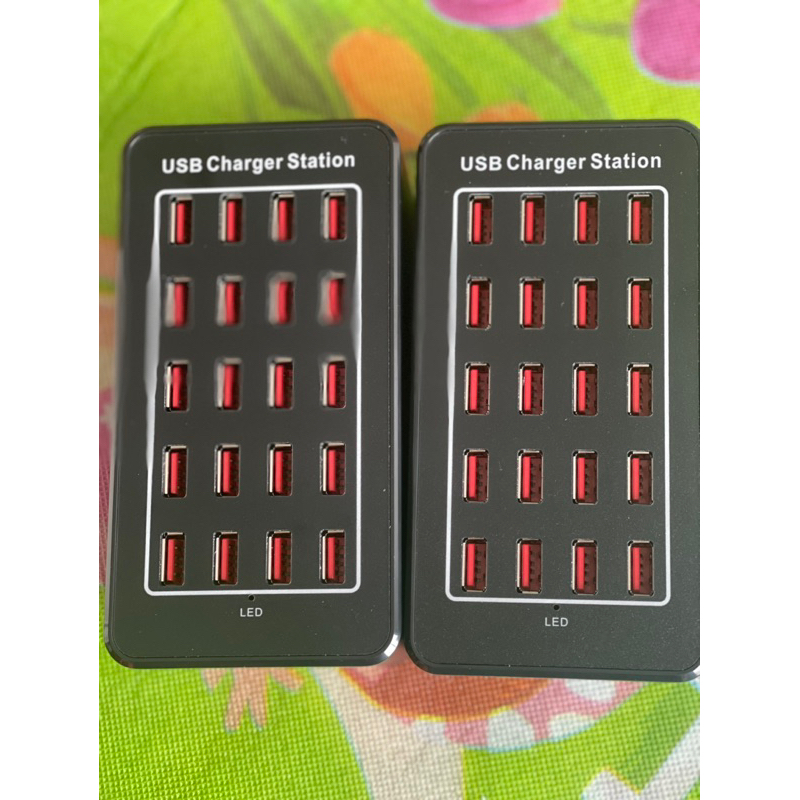 Bộ sạc hub cổng usb 100w 20 cổng