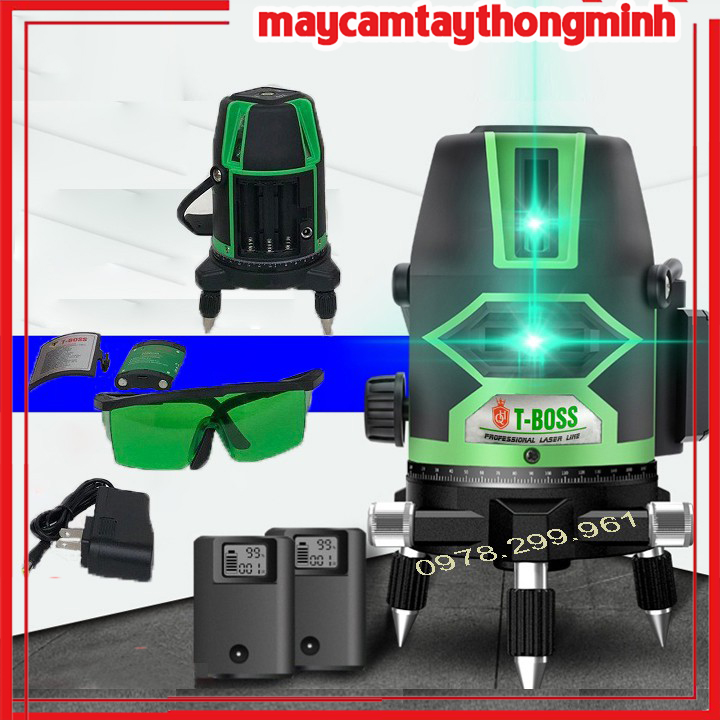 Máy cân bằng laser 5 tia xanh - máy bắn cốt cân mực