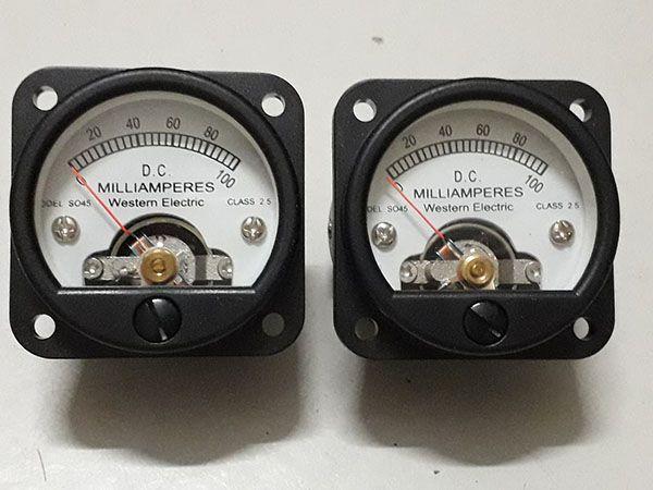 Đồng hồ vu mester s45 100ma dc ampe kế rk-145 hiển thị kim