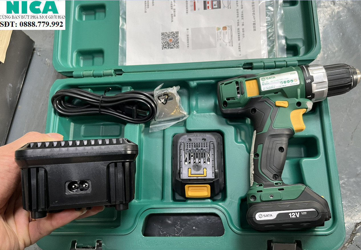 12v máy khoan vặn vít dùng pin sata 51006