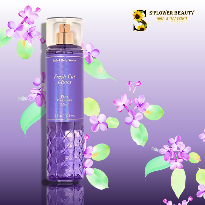 🌷 FRESH CUT LILACS | BST Faceted | Xịt Thơm Nước Hoa Lưu Hương Toàn Thân Bath & Body Work Fine Fragrance Mist (236ml)