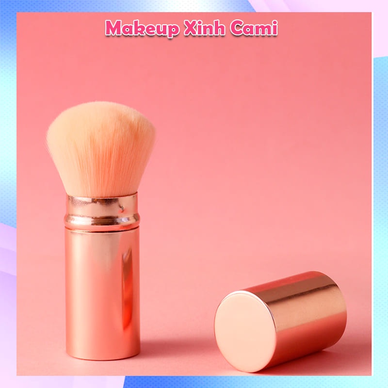 Cọ trang điểm má hồng phấn phủ bột có có nắp đậy sang trọng Cami.makeup CTD11