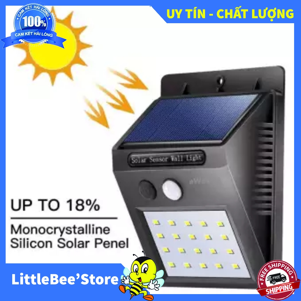 Đèn Treo Tường 20LED , Đèn Đường Năng Lượng Mặt Trời , Đèn Chiếu Sáng Năng Lượng Mặt Trời, Solar Light, Đèn Trụ Cổng Năng Lượng Mặt Trời, Đèn Cảm Ứng Năng Lượng Mặt Trời, Đèn Năng Lượng Mặt Trời Giá Rẻ Có Cảm Biến