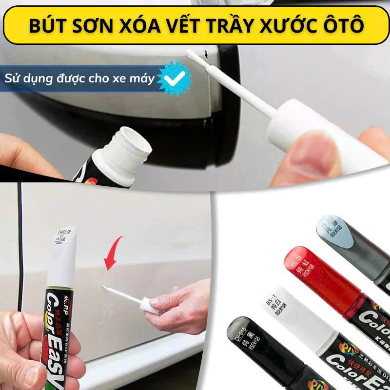 Scratch Removal Pen for Car Scratches, Paint Pen to Cover Scratches on Motorbike Paint, Red, White, Black and Gray Cars, Paint Scratches on Cars Giá 15,000 Đồng*Miễn phí vận chuyển