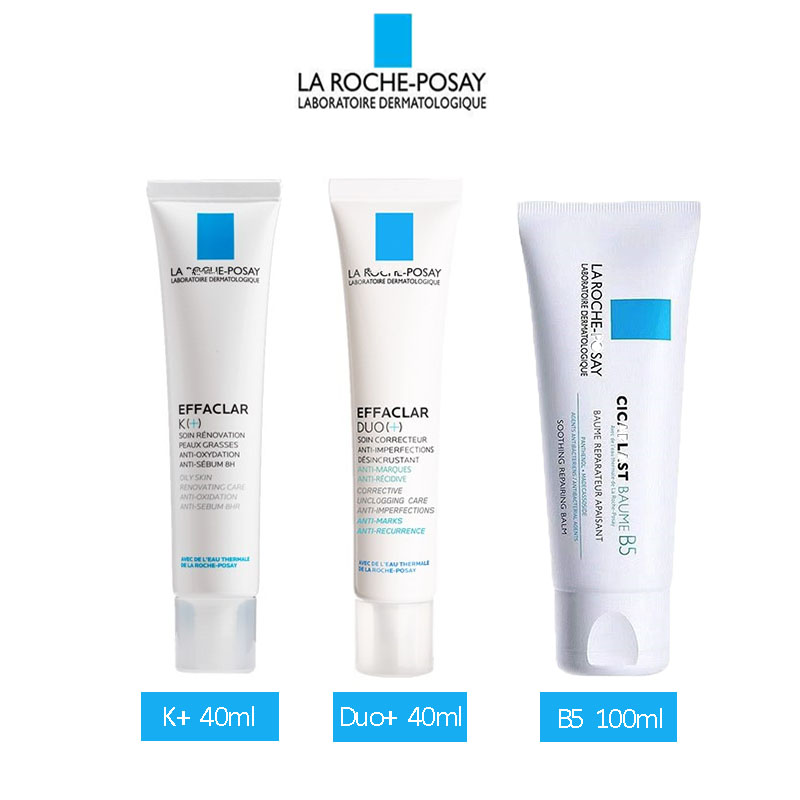 Kem dưỡng la roche-posay effaclar duo plus giảm mụn ngừa vết thâm effaclar k / duo / b5 40ml