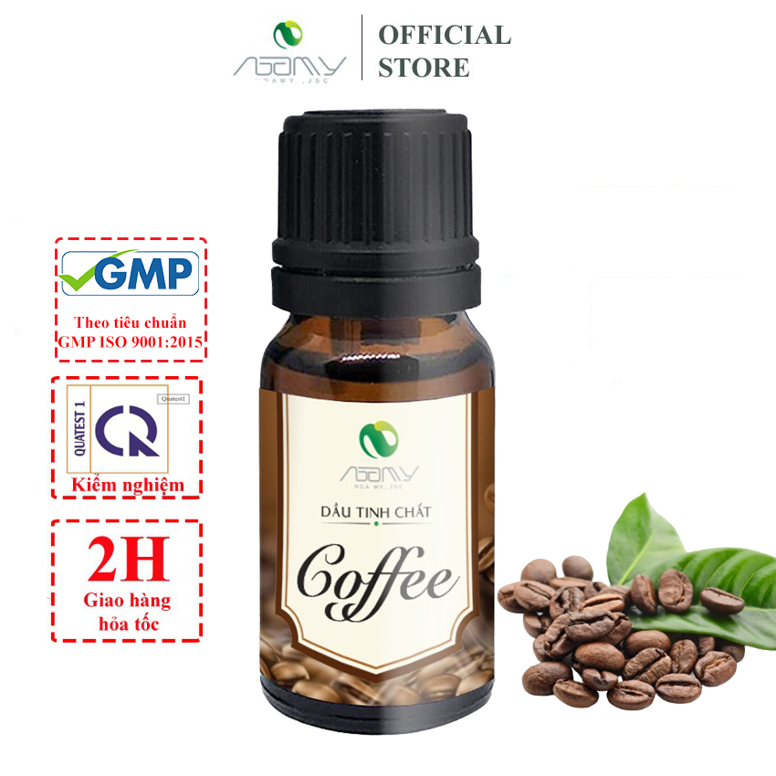 Tinh dầu xông phòng cà phê nga my thiên nhiên nguyên chất thơm phòng giảm căng thẳng khử mùi hôi