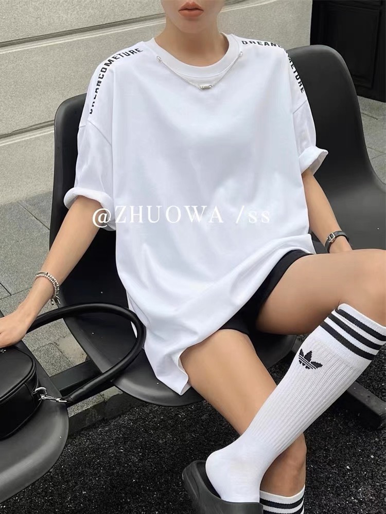 Áo thun vòng cổ tay lỡ thiết kế 3 màu tôn da, áo phông tay ngắn basic nam nữ oversize xuongmaythaothuy