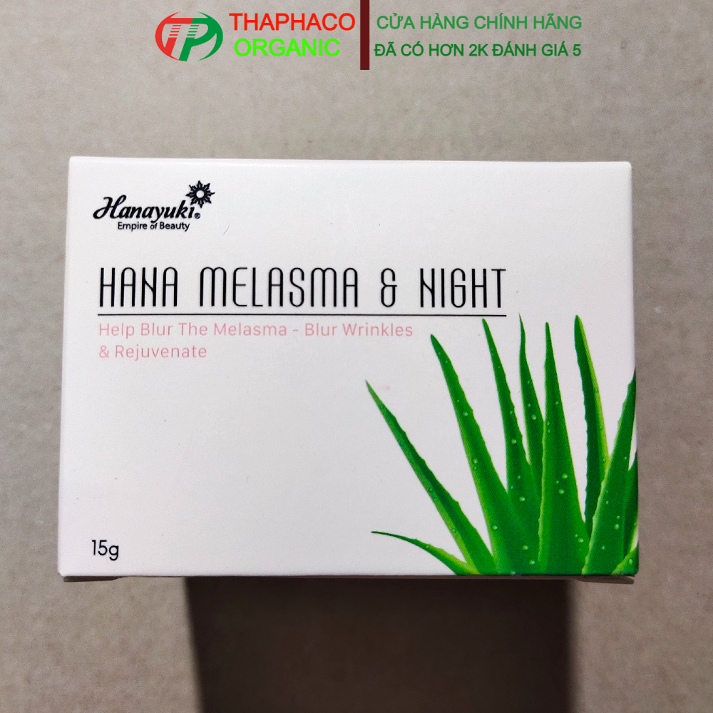 Hana Melasma Night Mini 15gr - Kem Nám Ban Đêm Hanayuki Mini