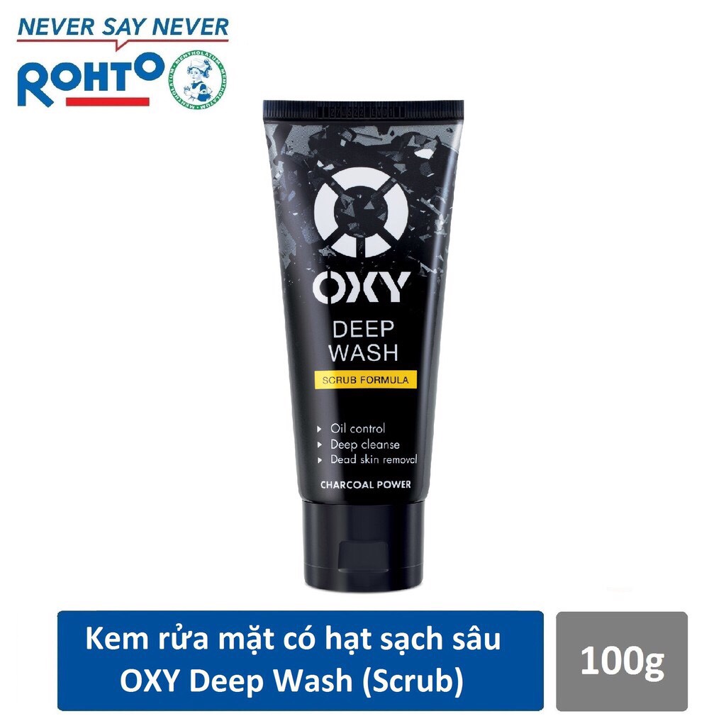 SỮA RỬA MẶT LÀM SẠCH SÂU DÀNH CHO NAM OXY DEEP WASH