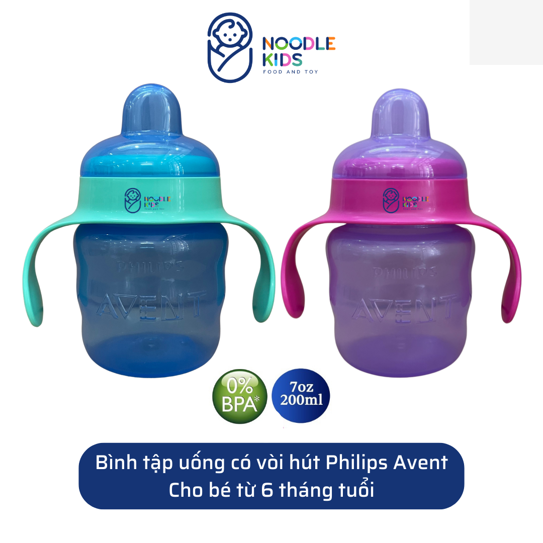 Philips avent bình tập uống 200ml bé từ 6 tháng scf551/03 scf551/05