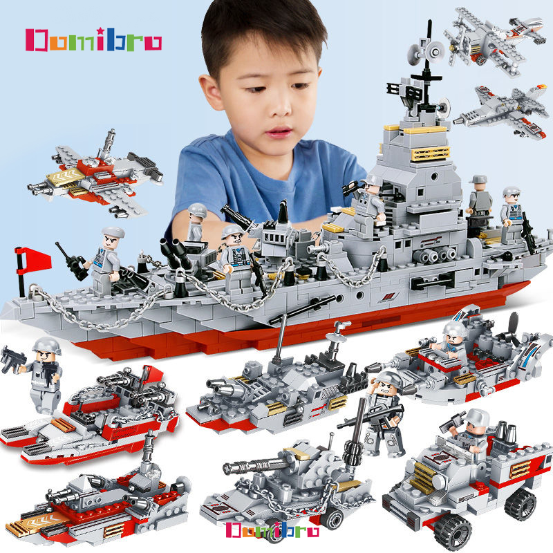 1000 CHI TIẾT Bộ đồ chơi lắp ráp Lego chiến hạm xếp hình Cảnh Sát Tàu